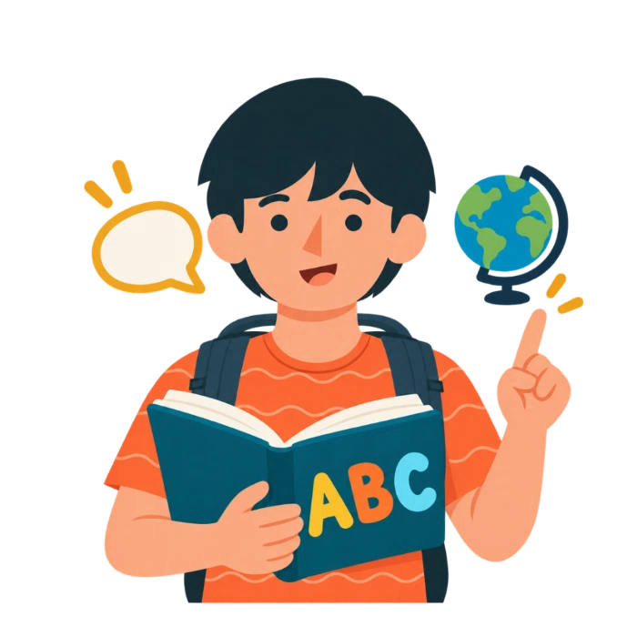 Ilustrasi les privat Bahasa Inggris
